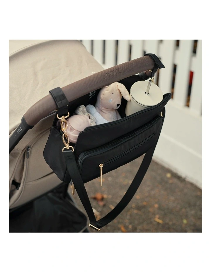 Multitasker Pram Caddy 2.0 in Black Nylon image 4