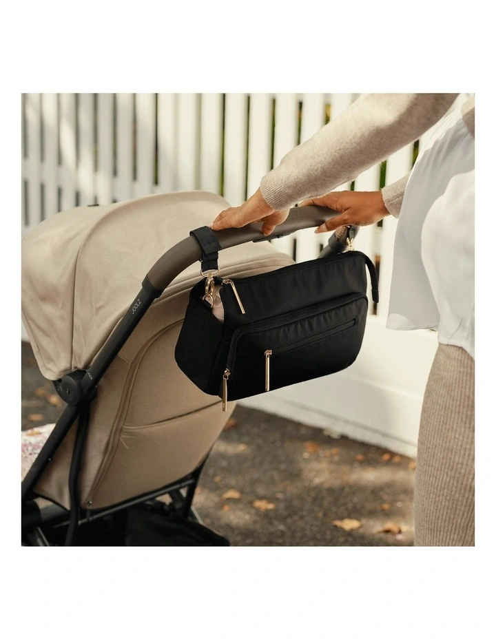 Multitasker Pram Caddy 2.0 in Black Nylon image 5