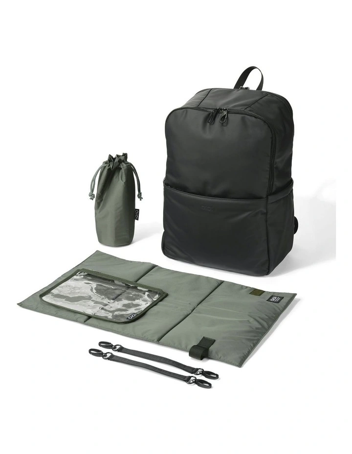 Multitasker Nappy Backpack in Black Weatherproof image 2