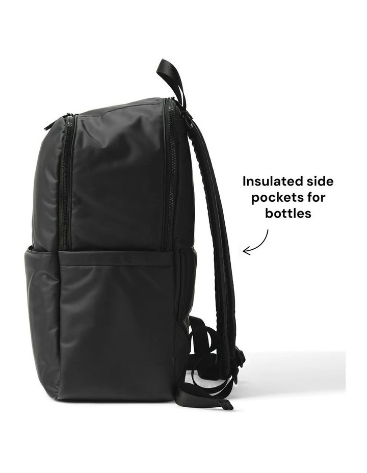 Multitasker Nappy Backpack in Black Weatherproof image 4