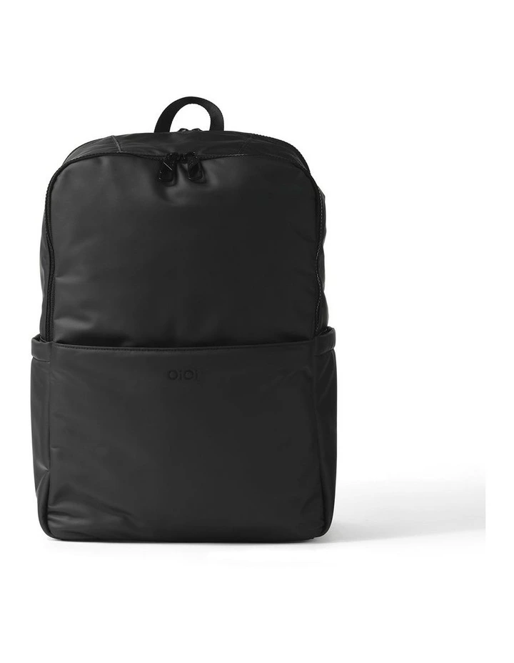 Multitasker Nappy Backpack in Black Weatherproof image 6
