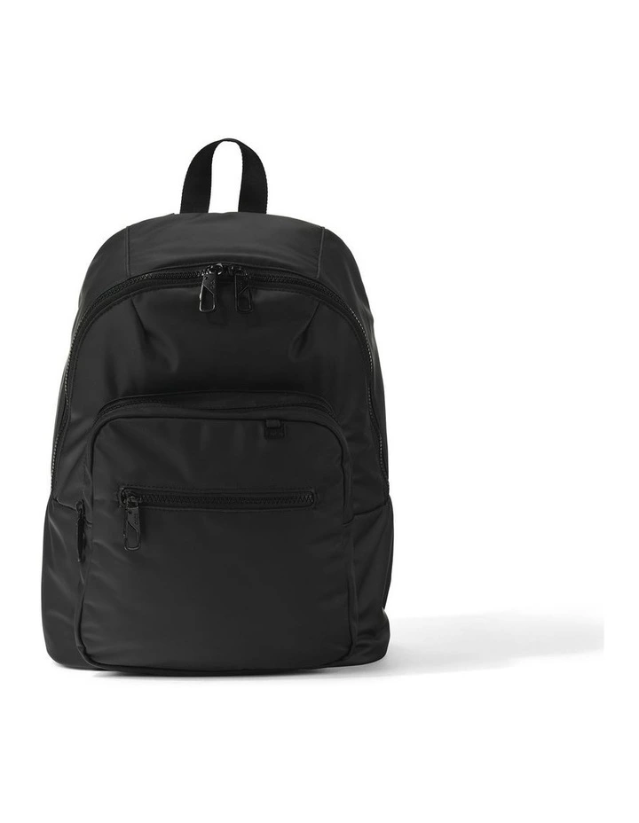 Traveller Nappy Backpack in Black Weatherproof image 1
