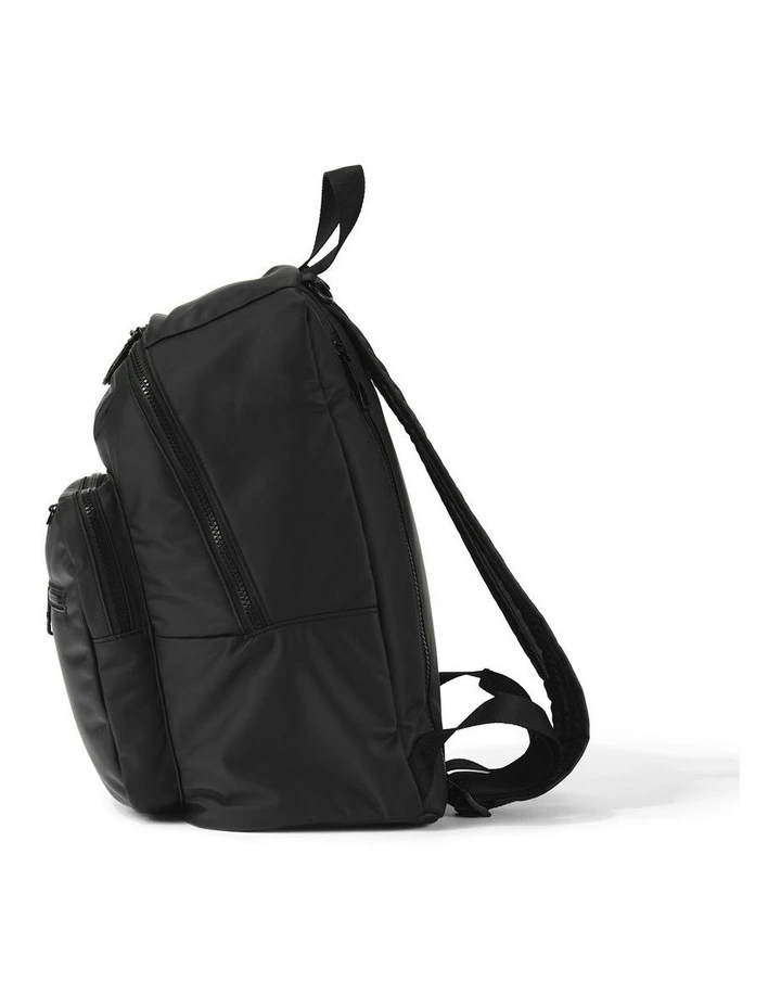 Traveller Nappy Backpack in Black Weatherproof image 2
