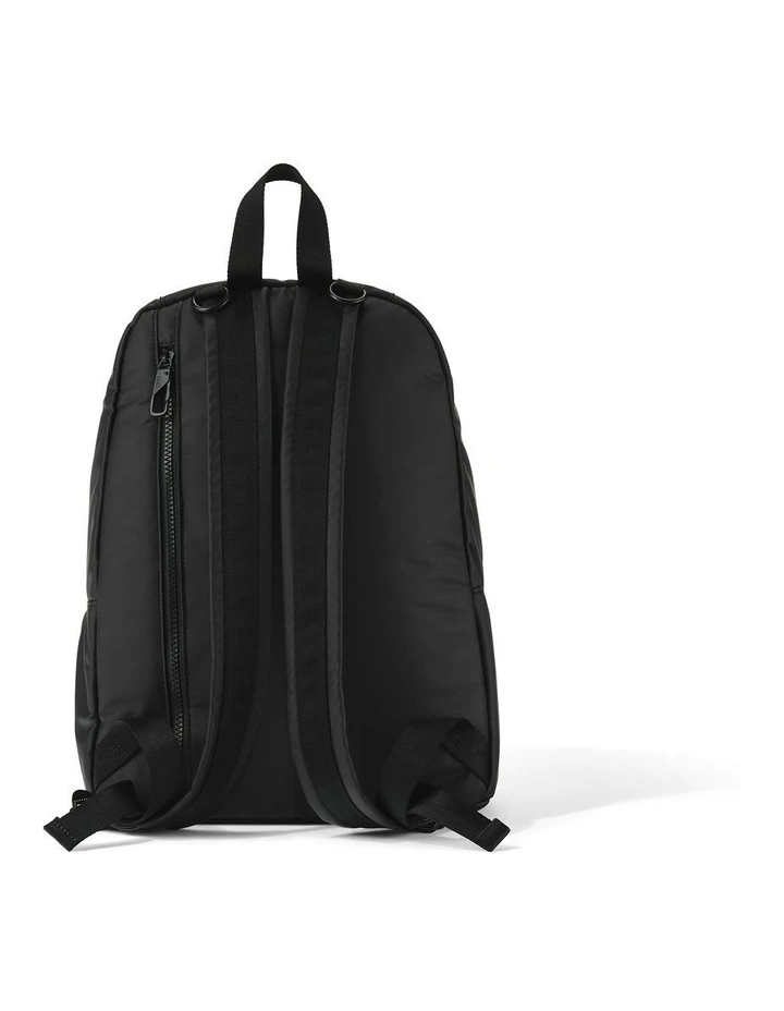 Traveller Nappy Backpack in Black Weatherproof image 3