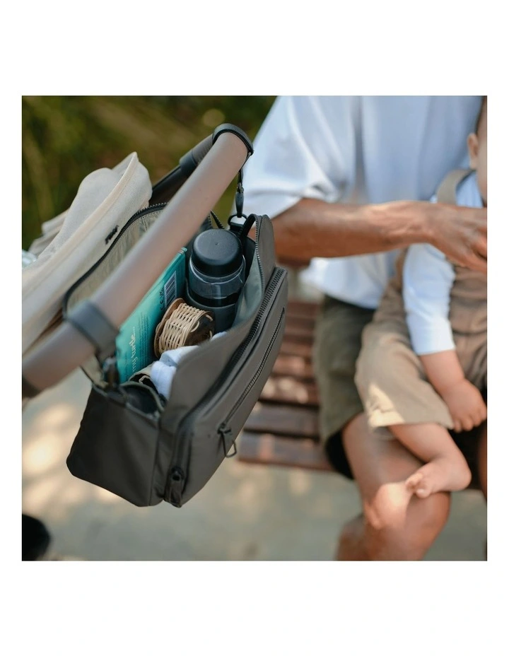 Multitasker Pram Caddy 2.0 in Black Weatherproof image 3