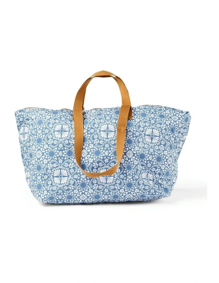 Fold-Up Tote in Moroccan Tile image 5