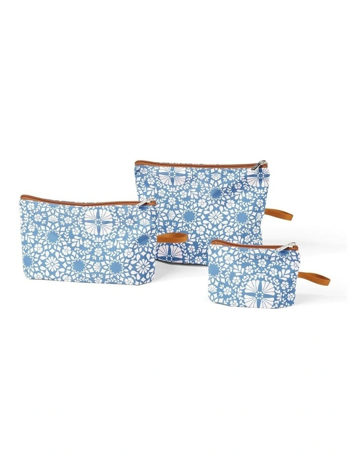 Packing Pouch Trio in Moroccan Tile image 1