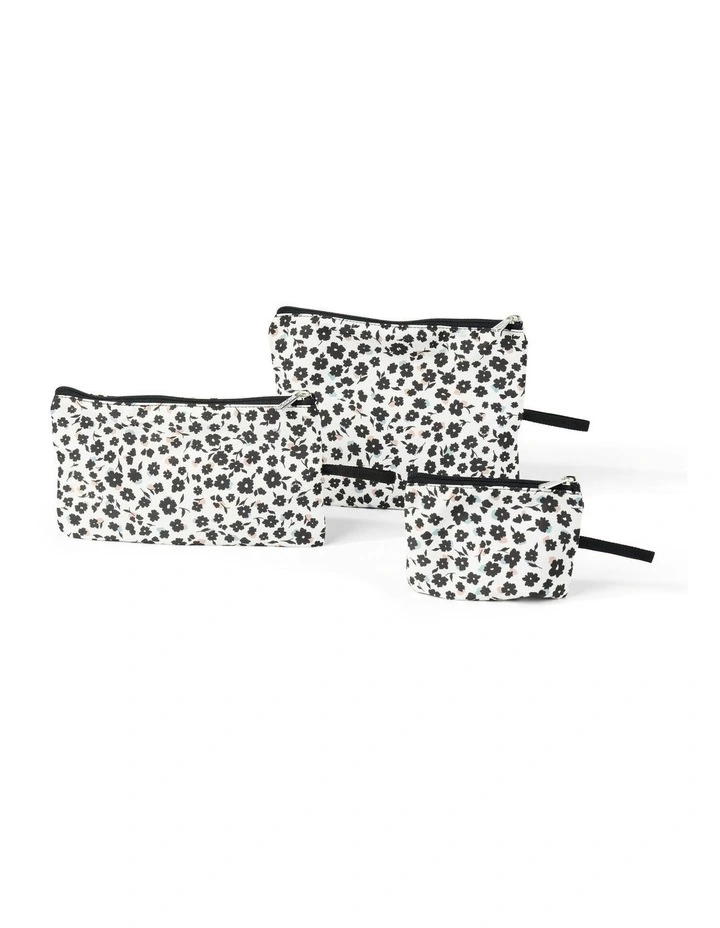 Packing Pouch Trio in Ditsy Floral image 1