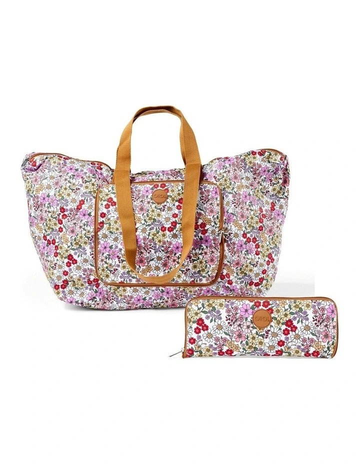 Fold-Up Tote Bag in Daisy image 1