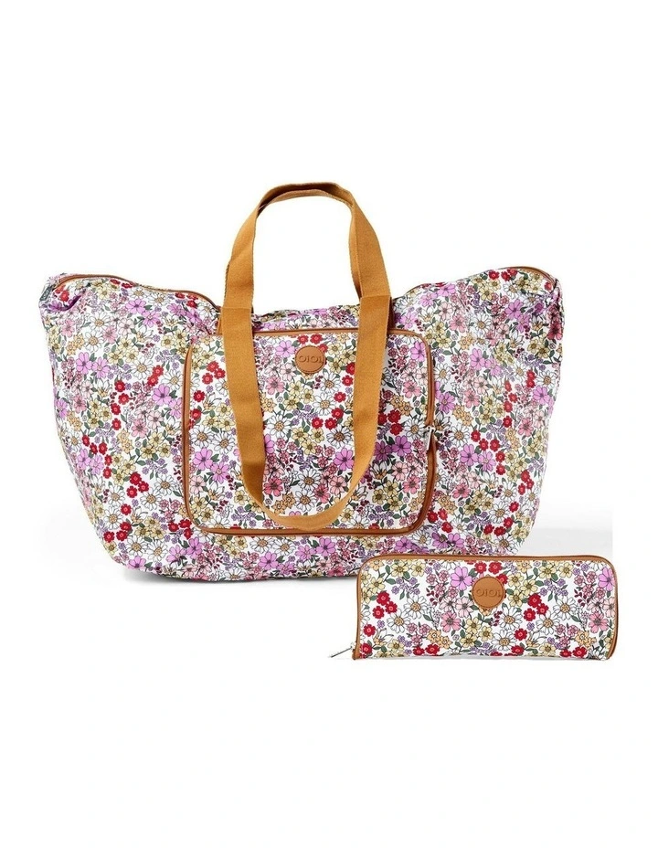 Fold-Up Tote Bag in Daisy image 5