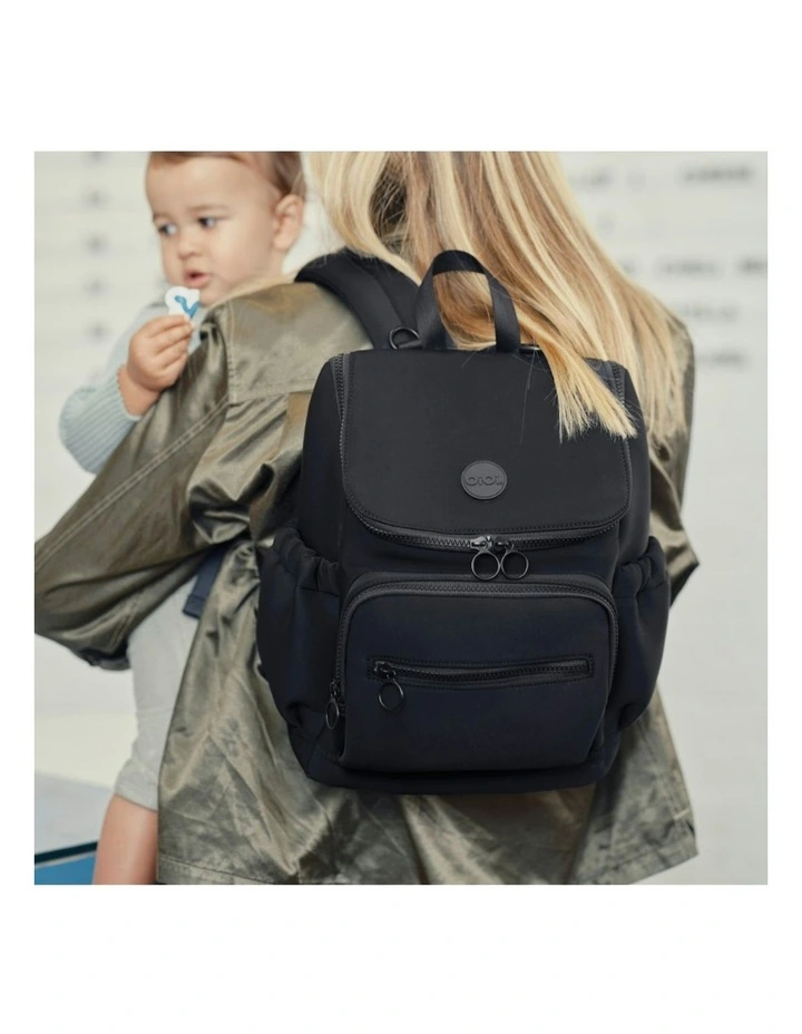 Signature Mini Backpack 2.0 in Black Neoprene image 1