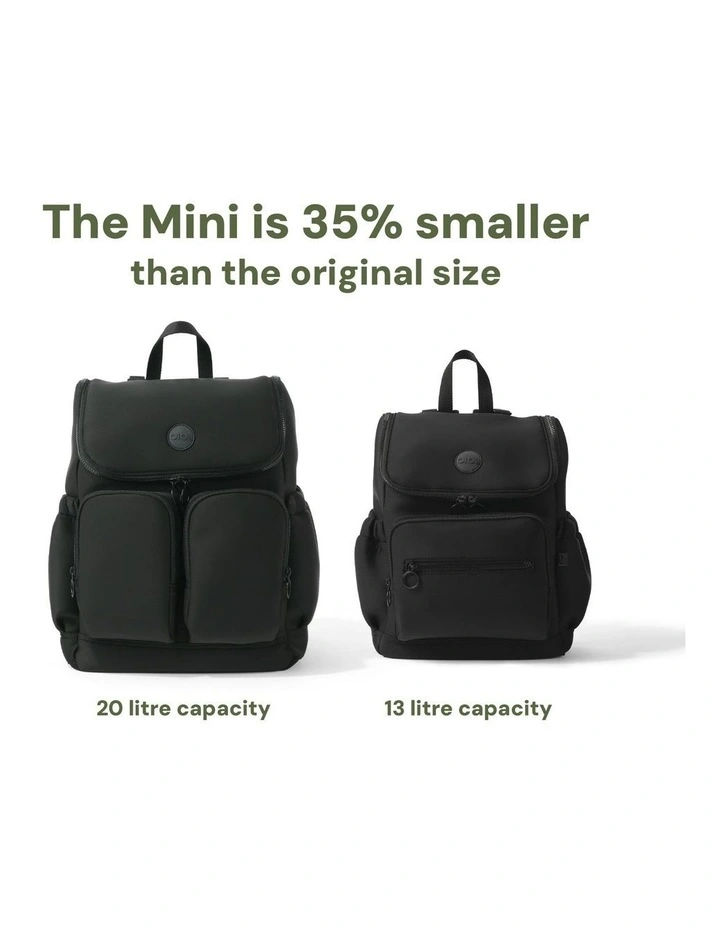 Signature Mini Backpack 2.0 in Black Neoprene image 5