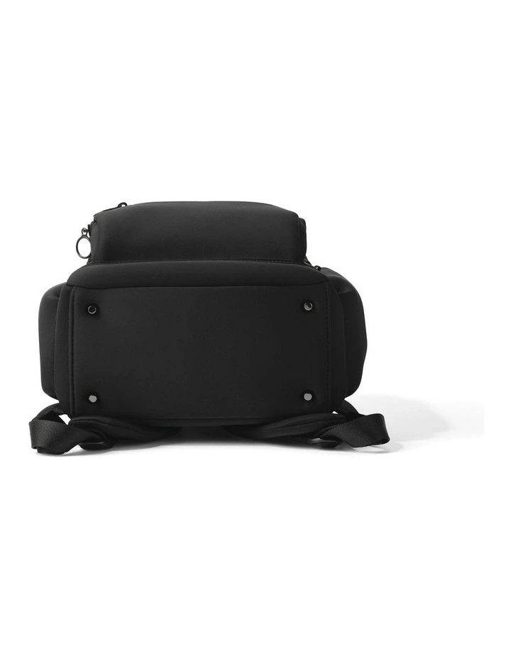 Signature Mini Backpack 2.0 in Black Neoprene image 7
