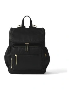 Signature Mini Backpack 2.0 in Black Nylon