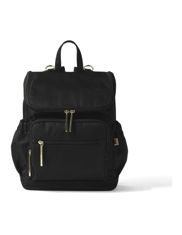 Signature Mini Backpack 2.0 in Black Nylon image 1