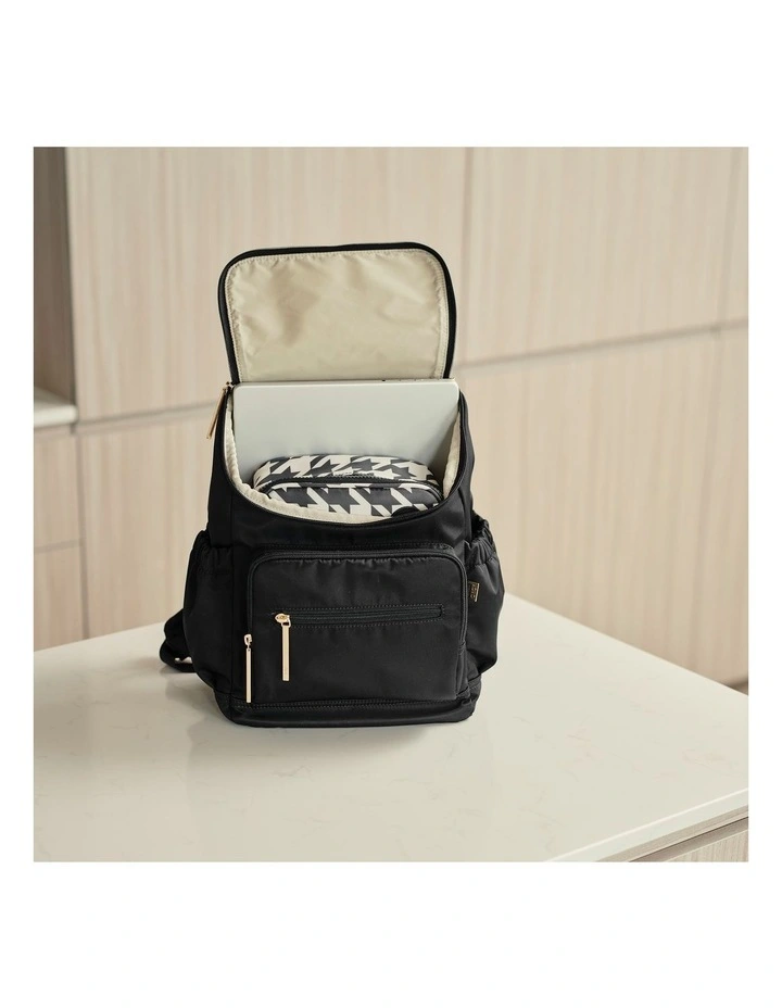 Signature Mini Backpack 2.0 in Black Nylon image 6