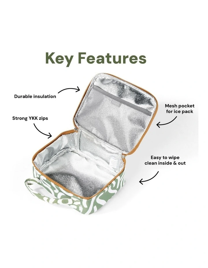 Mini Insulated Lunch Bag in Multi image 3