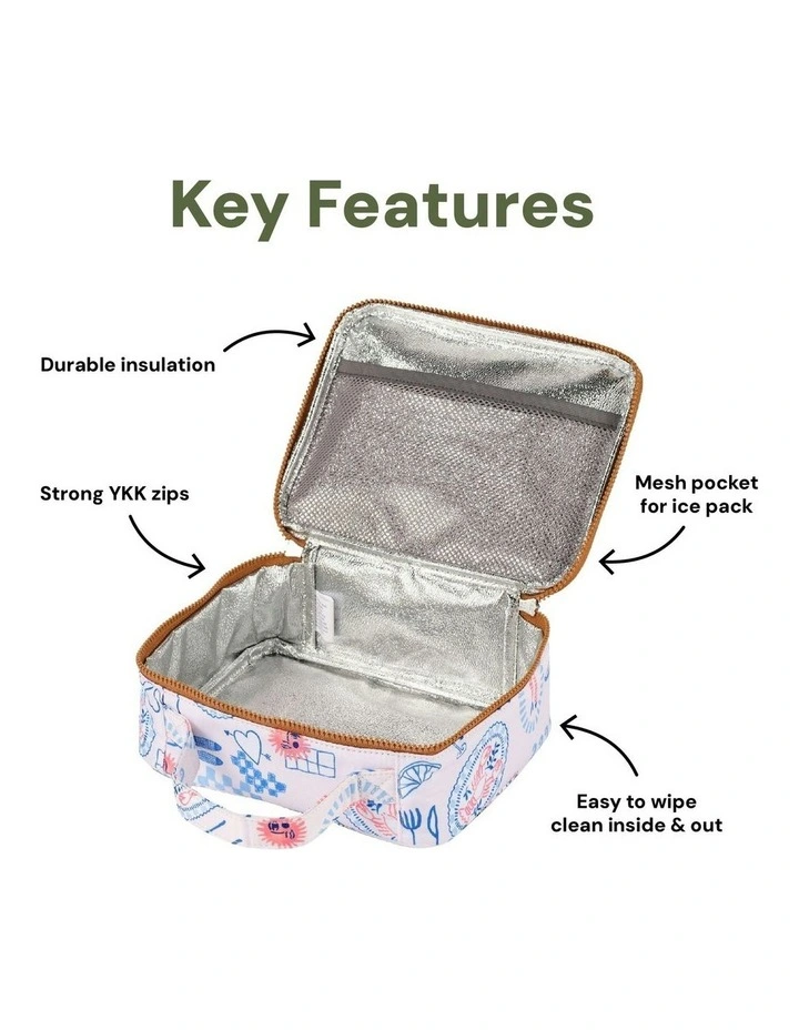 Mini Insulated Lunch Bag in Multi image 4