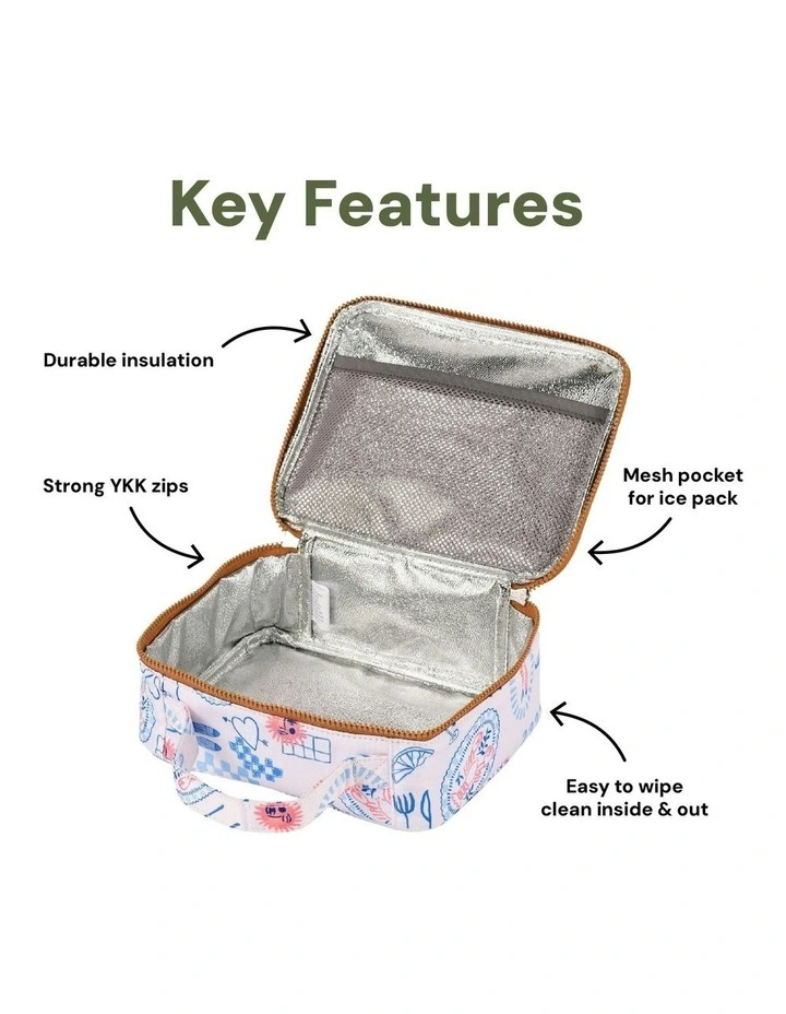Mini Insulated Lunch Bag in Multi image 5