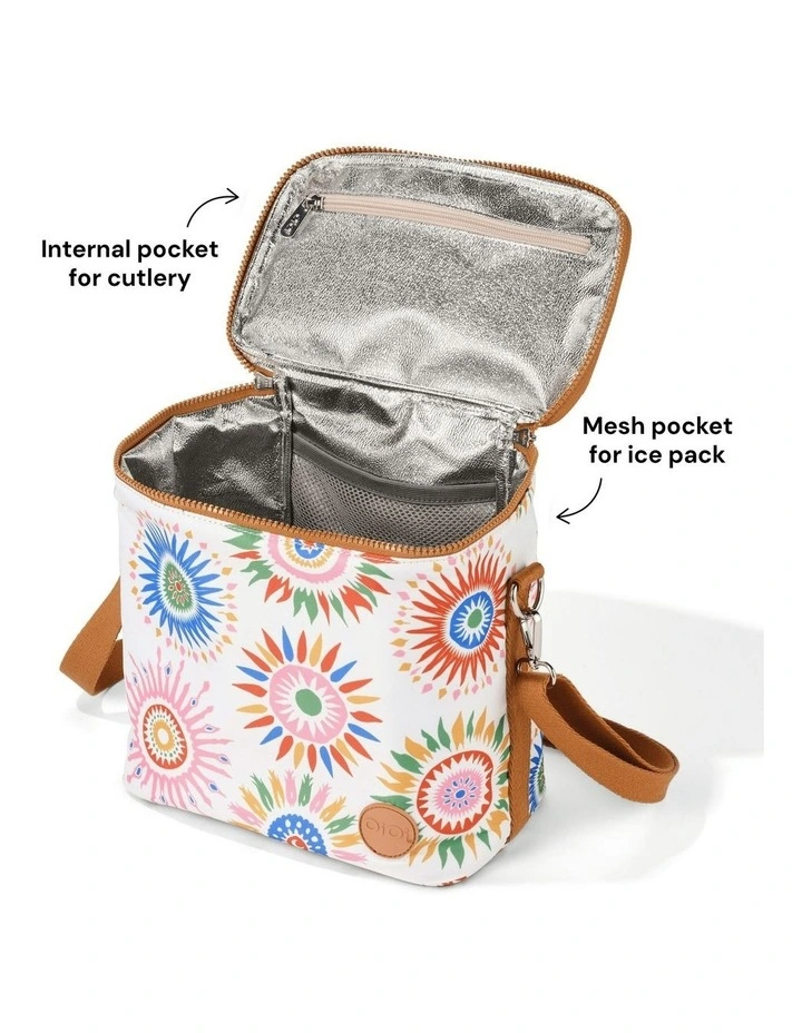 Midi Insulated Lunch Bag/Pumping Bag in Sunburst image 5