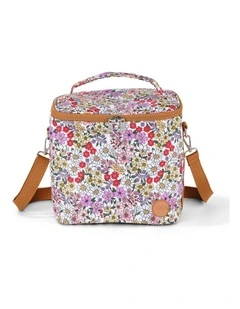 Midi Insulated Lunch Bag/Pumping Bag in Daisy