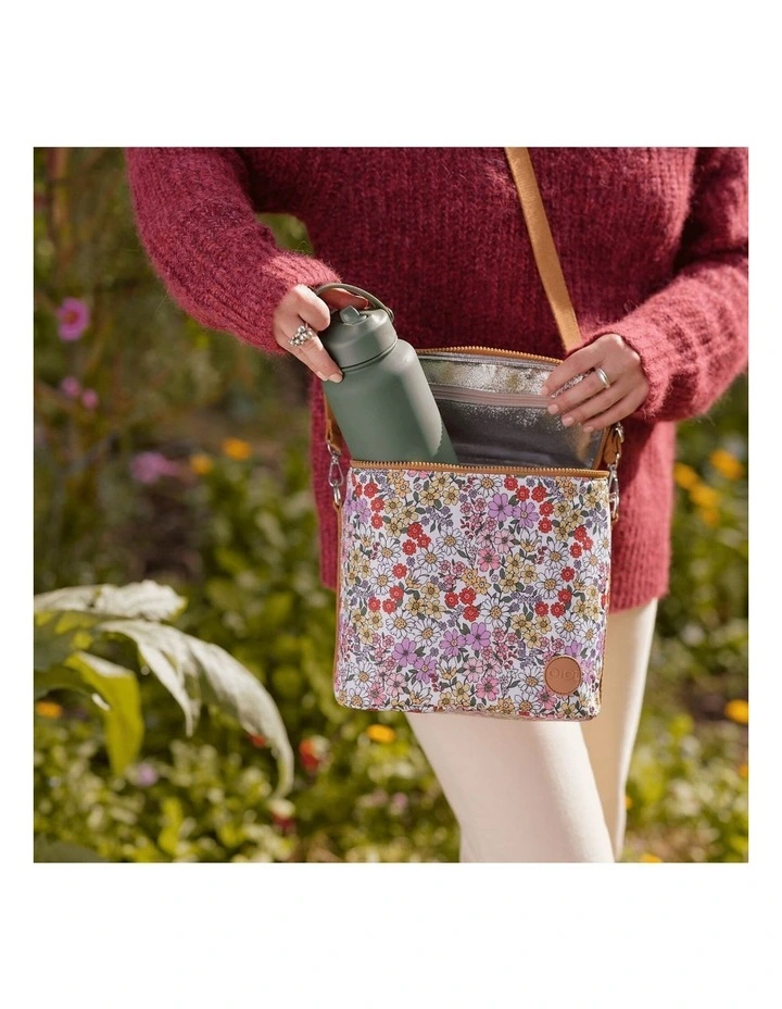 Midi Insulated Lunch Bag/Pumping Bag in Daisy image 2