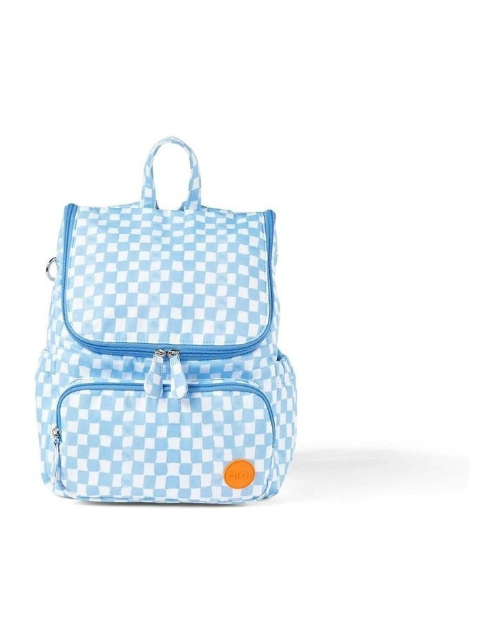 Signature Backpack in Blue Check image 1
