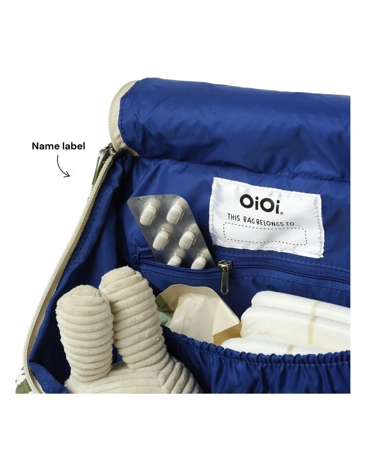 Signature Backpack in Green Squiggle image 5