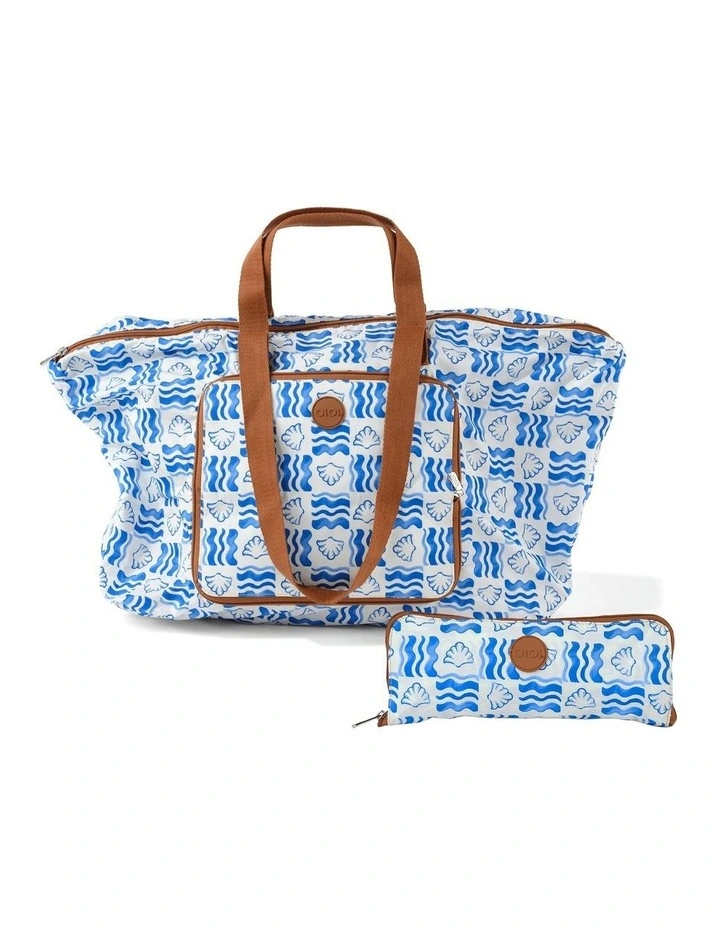 Fold-Up Tote in Coastline image 5