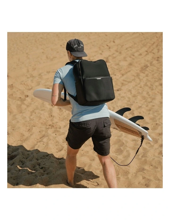 Multitasker Nappy Backpack in Black image 3