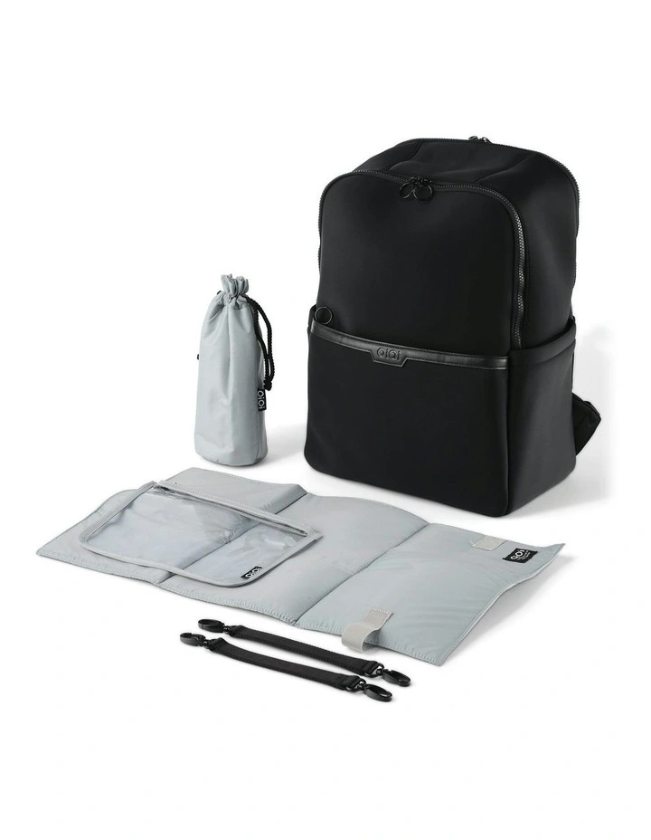Multitasker Nappy Backpack in Black image 6