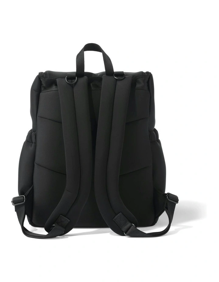 Signature Nappy Backpack in Black image 6