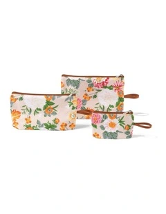 Packing Pouch Trio in Garden Party