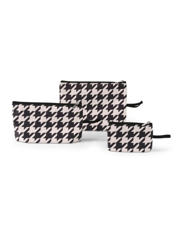 Packing Pouch Trio in Houndstooth image 1