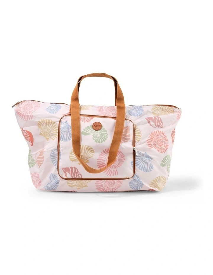 Fold-Up Tote Bag in Seashells image 1