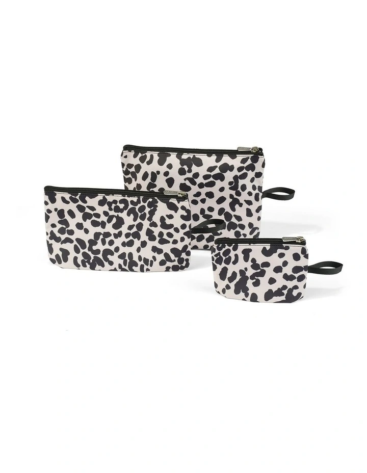Packing Pouch Trio in Black/White image 1