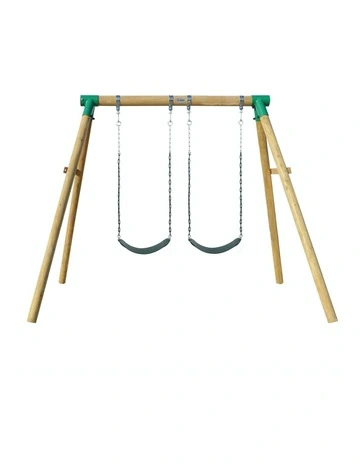 Amber 3 Double Belt Swing Set