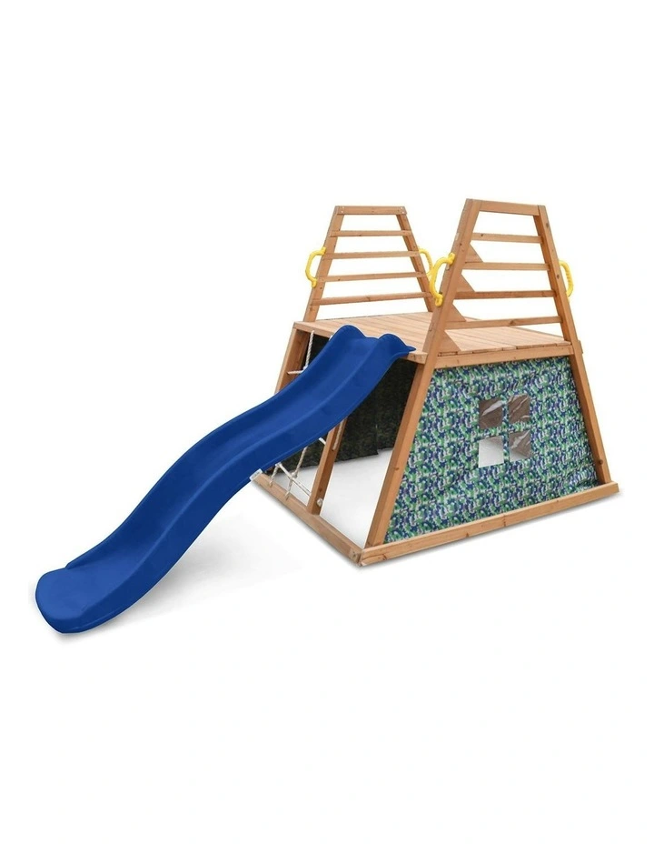Cooper Climbing Frame with Slide 1.8m in Blue image 1