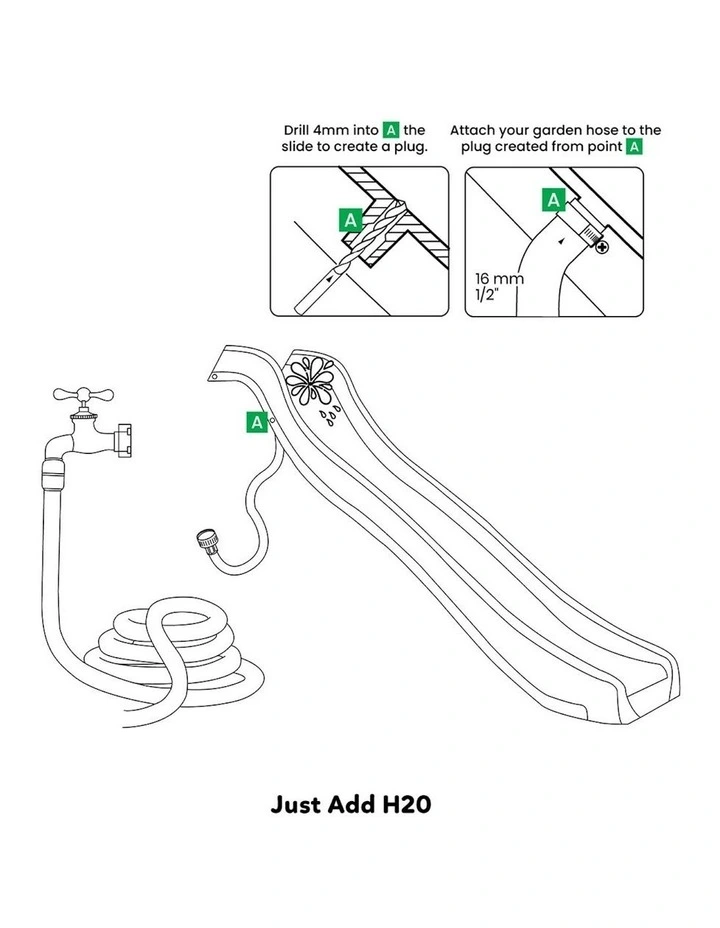Jumbo Climb & 3m Green Slide image 7