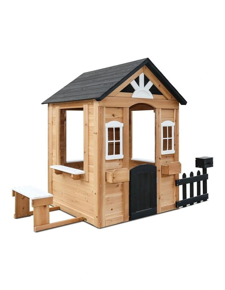 Teddy V3 Cubby House in Natural image 1