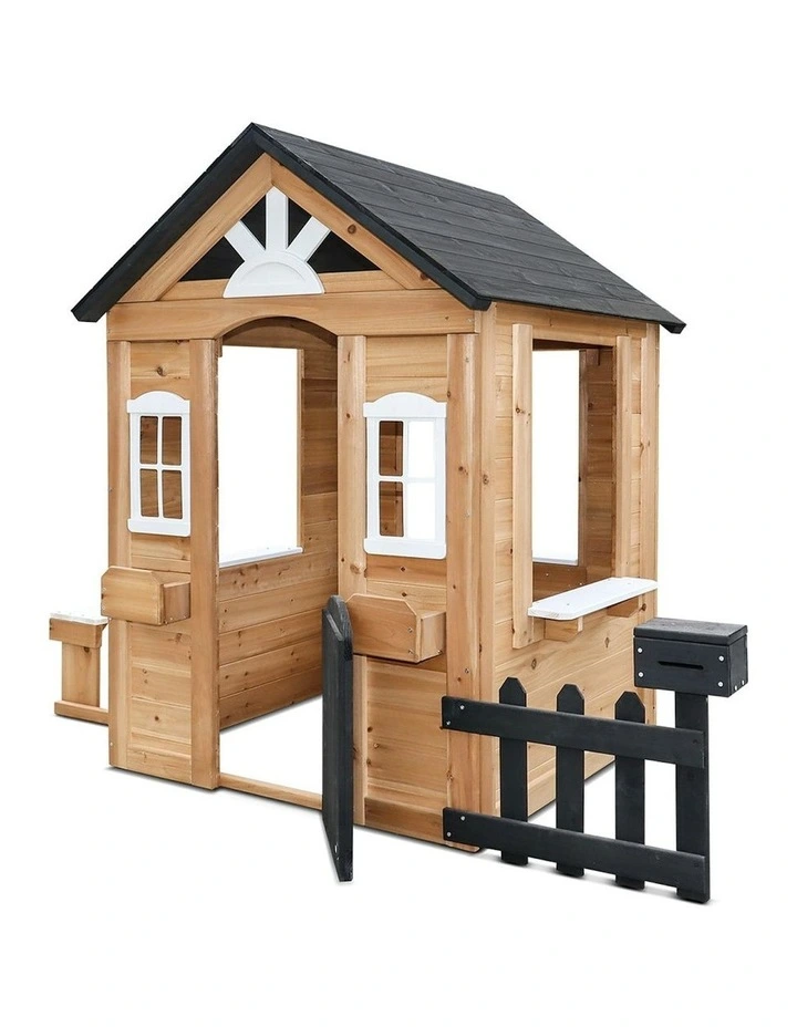 Teddy V3 Cubby House in Natural image 3