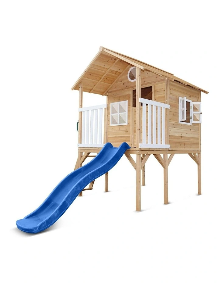 Archie Cubby House (Elevated) With Slide 1.8m image 2