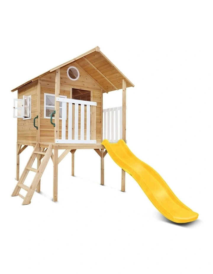 Archie Cubby House (Elevated) With Slide 1.8m image 1