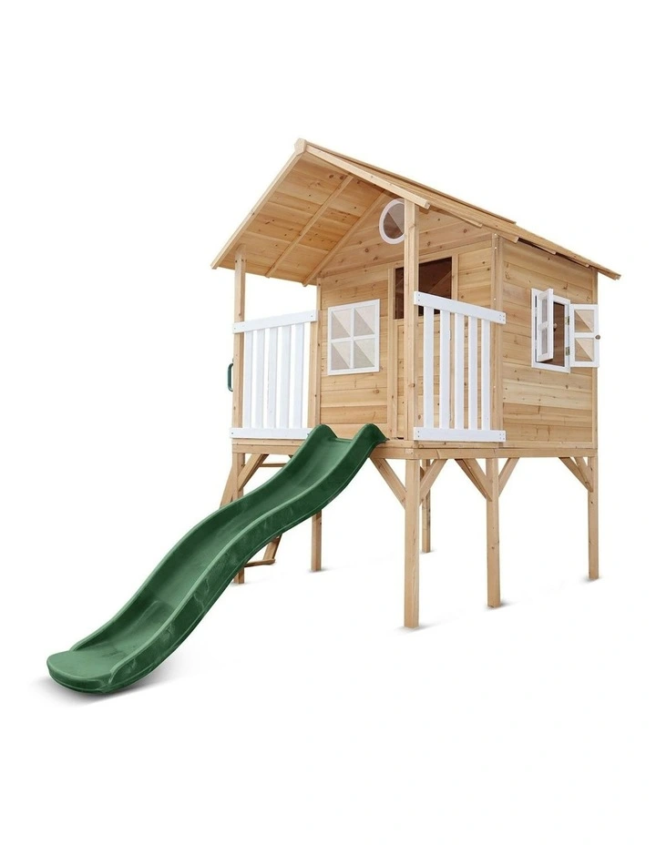 Archie Cubby House (Elevated) With Slide 1.8m image 2