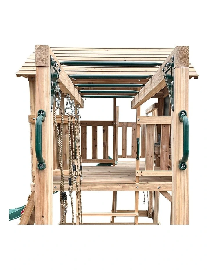 Kingston Cubby House With Slide 2.2m in Multi image 6