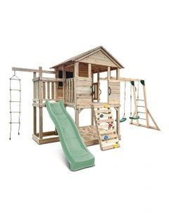 Kingston Cubby House With Slide 2.2m in Multi