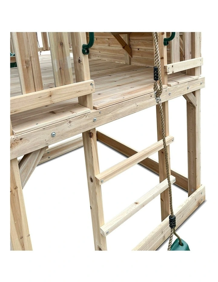 Kingston Cubby House With Slide 2.2m in Multi image 5