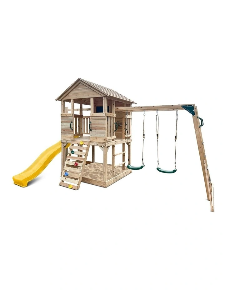 Kingston Cubby House With Slide 2.2m in Multi image 3