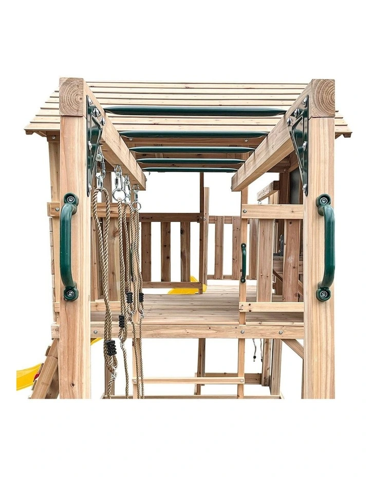 Kingston Cubby House With Slide 2.2m in Multi image 6