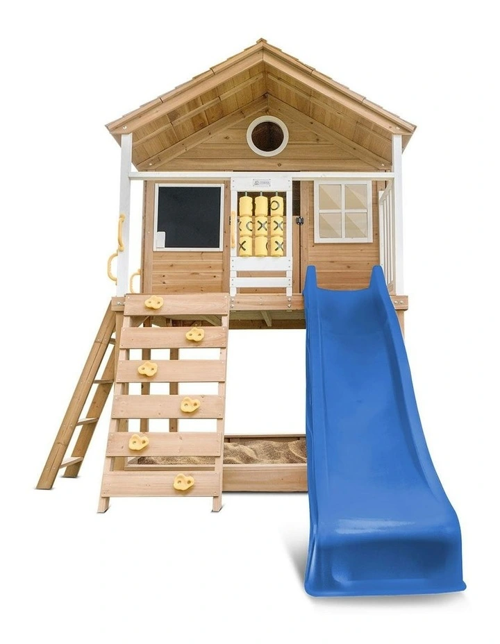 Warrigal Cubby House With Slide 2.2m in Multi image 2